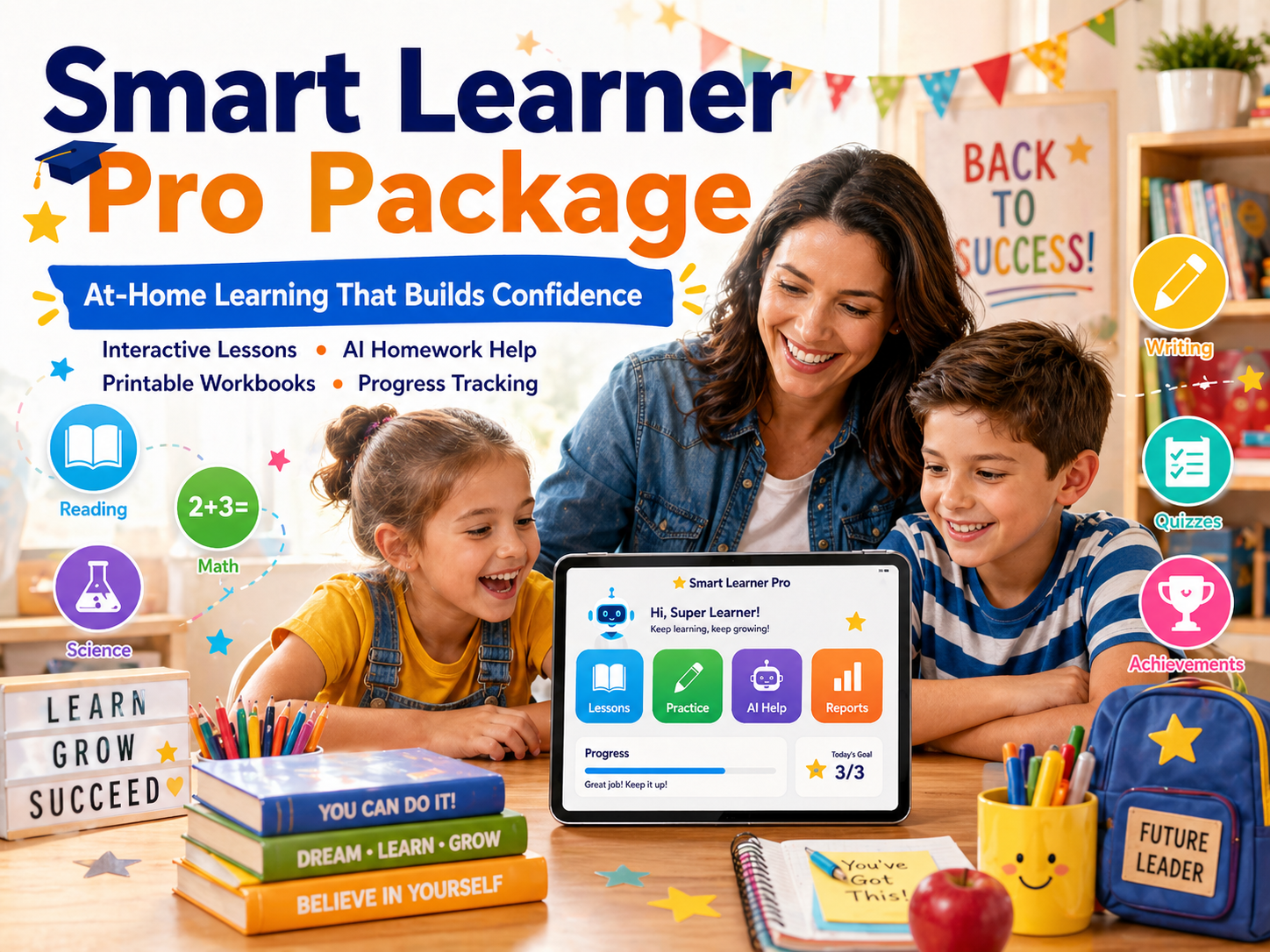 SMART LEARNER SOFTWARE PRO PROGRAM - LIFETIME ENROLLMENT